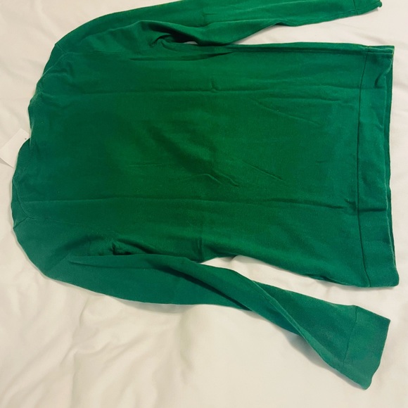 Brand new with tag, forest green cotton wool J Crew Teddie sweater - Picture 4 of 6